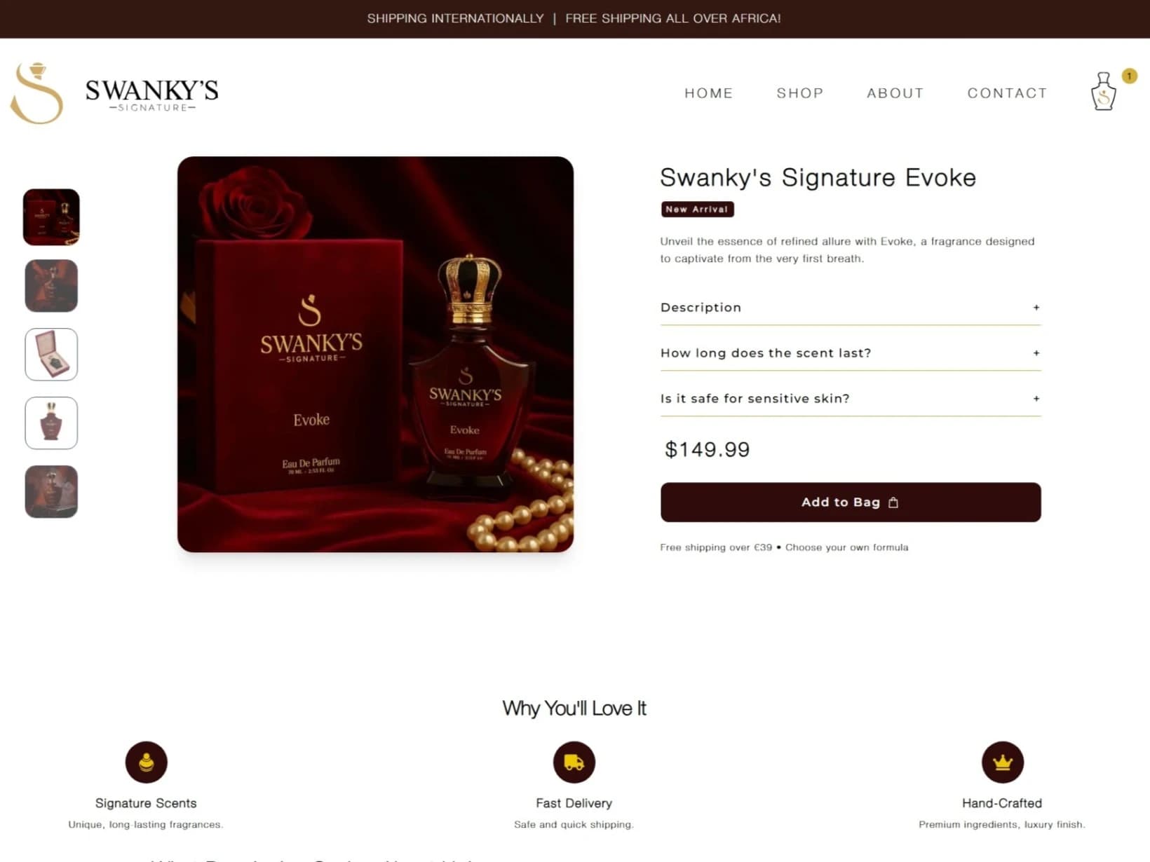 SWANKY'S
SIGNATURE