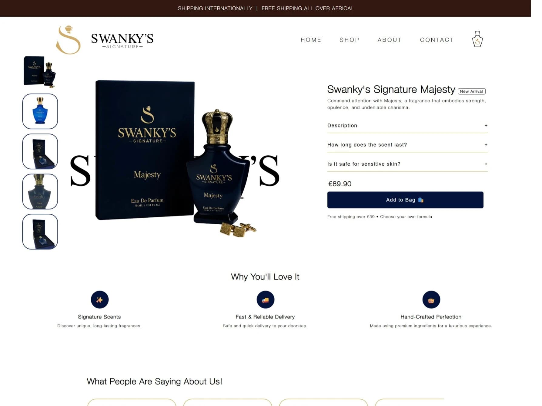 SWANKY'S
SIGNATURE